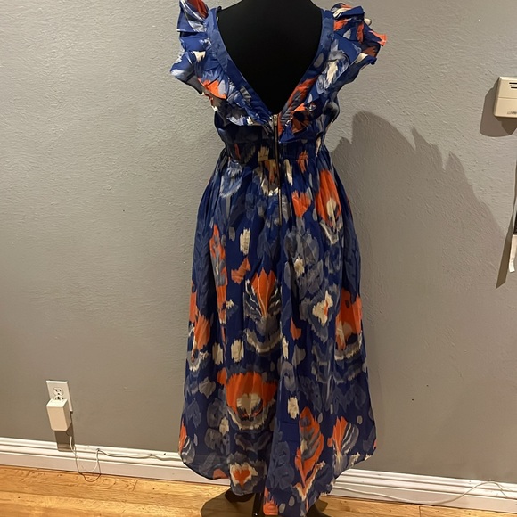 Banjanan Maya Dress, Ikat Floral NWT - Picture 8 of 11